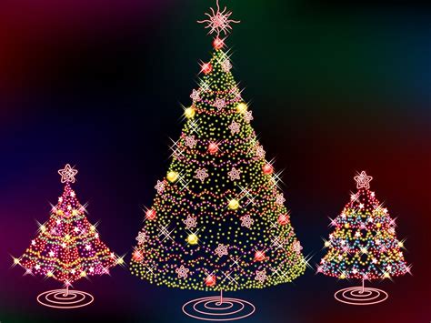 Christmas Cartoon Trees Wallpapers - Wallpaper Cave