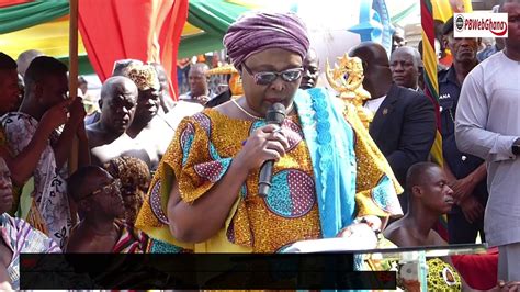 Hon Hajia Alima Mahama The Minister Of Local Government And Rural