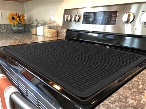 Glass Stove Top Cover Silicone 30 X 21 Black Ceramic Stove Top Cover Extra Large