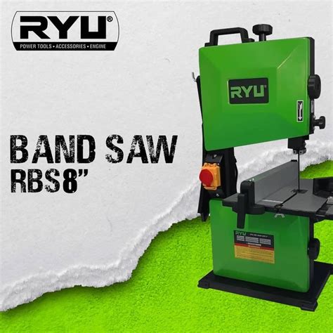 Jual Mesin Band Saw RYU RBS 8 Mesin Potong Kayu Tulang Buntut RYU 8INCH