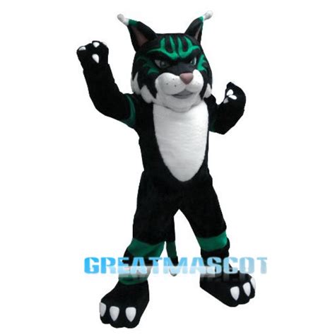 Colorful Wildcat Mascot Costume