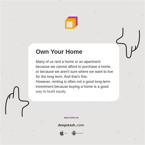 Own Your Home Deepstash