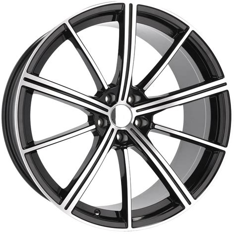 R Line AFE238 21x10 5x112 ET20 66 5 Black Polished Alufelge Hr