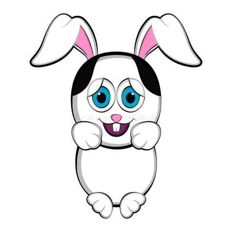 Cute Happy Easter Bunny Stock Vector Illustration Of Isolated 139939791