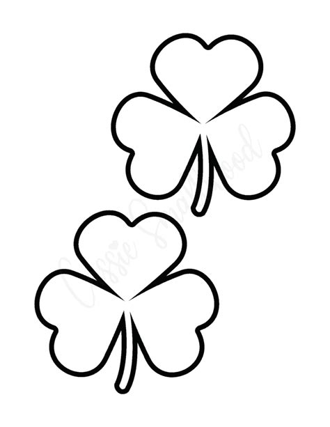 12 Unique Shamrock Templates Free Printable Cassie Smallwood Free