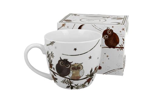 Kubek Do Kawy I Herbaty Porcelanowy Duo Charming Owls Ml Duo