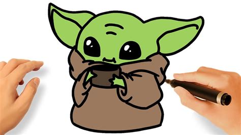 COMO DESENHAR o BABY YODA FÁCIL YouTube