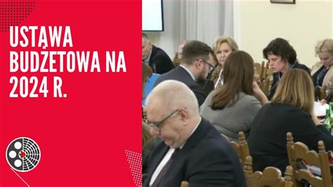 Sejm Komisja Finans W Publicznych Rozpatrzenie Ustawy Bud Etowej Na