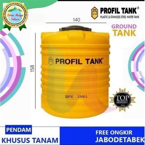 Jual Tangki Toren Air Pendam Tanam Liter Profil Tank Bpe