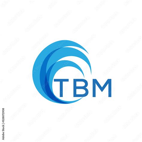 TBM letter logo. TBM blue image on white background. TBM Monogram logo ...