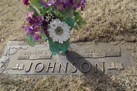 Alberta Frances Stevenson Johnson 1916 1995 Find A Grave Memorial