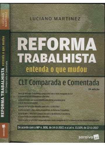 Sebo Do Messias Livro Reforma Trabalhista Entenda O Que Mudou Clt