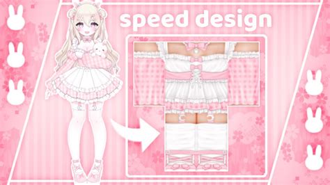 Kawaii Pink Maid Outfit Roblox Speed Design Youtube