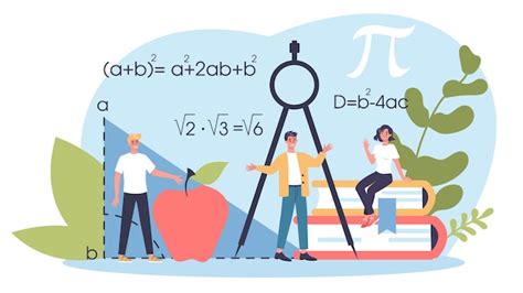 Materia De La Escuela De Matemáticas Aprendiendo Matemáticas Idea De Educación Y Conocimiento