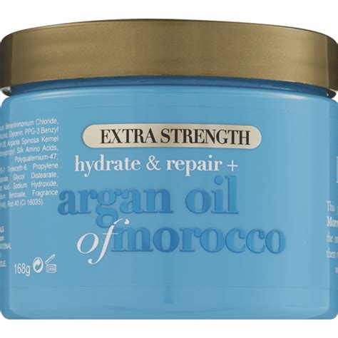 Ogx Extra Strength Hydrate And Repair Argan Oil Of Morocco Hair Mask 6 Oz Instacart