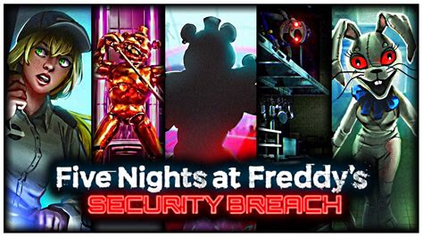 FNAF Security Breach All Trailers Teasers So Far Five Nights At