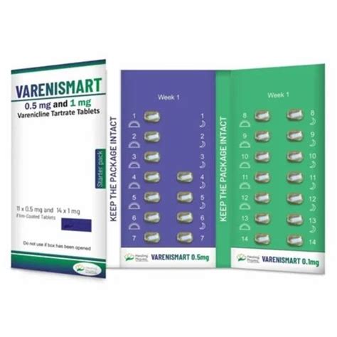 Varenismart Starter Kit Mg And Mg Similer To Pfizer Champix At Rs