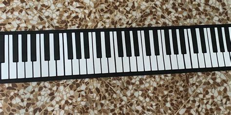 Key Silicon Flexible Roll Up Piano Hobbies Toys Music Media