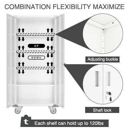 Metal Rolling Storage Cabinet with Lock Factory - Wholesale Service