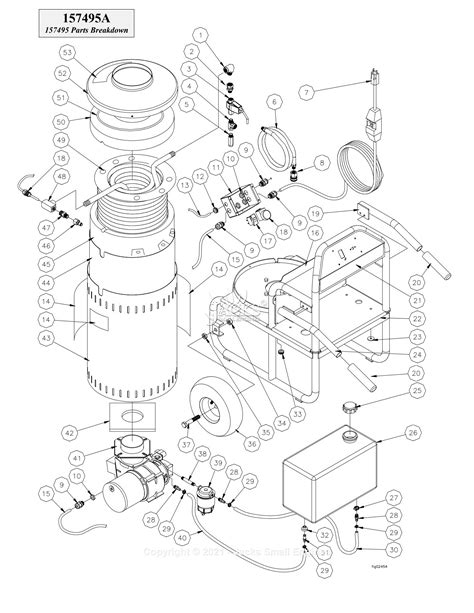 Northstar Parts Breakdown Exploded View Parts Diagram For 157495a Parts Breakdown