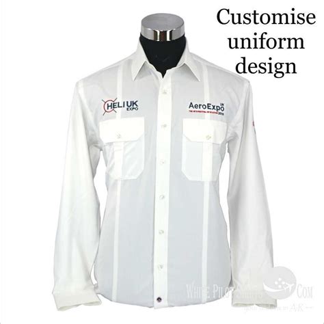 Customised Pilot uniform shirts by WhitePilotShirts.com. #madetomeasure ...