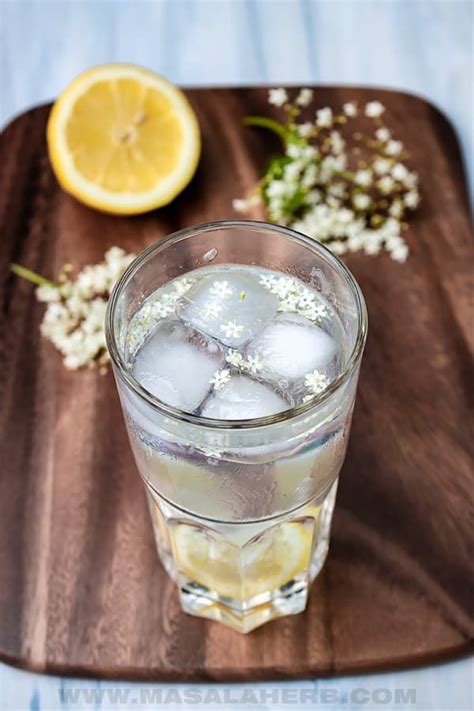 Lemon Gin Elderflower Cocktail Recipe Refreshing Summer Time Cocktail