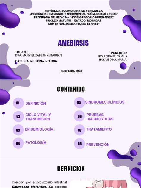 Amebiasis Final Pdf Medicina Clinica Epidemiología