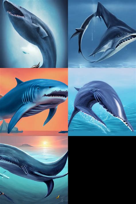 Artstation Painting Of Oversized Killer Whale Stable Diffusion Openart