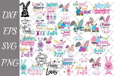 Easter Svg Bundle Easter Bundle Svg Easter Bunny Svg