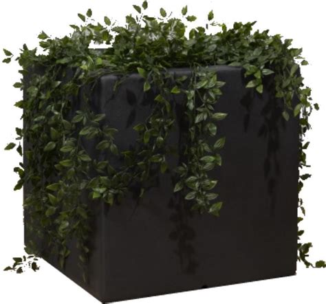 Enjoyplanter Polyester Plantenbak Velvet X X Cm Antraciet Zwart