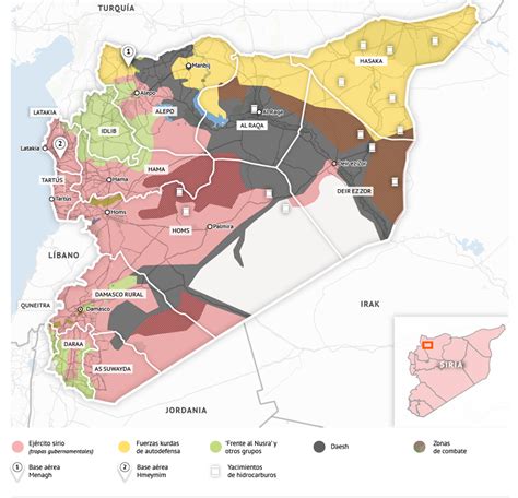 Frente De Solidaridad Europea Con Siria Mapa Sobre La Situaci N Actual