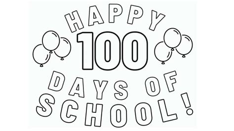 Free 100th Day Of School Coloring Pages Dresses And Dinosaurs