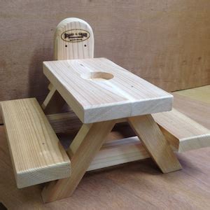 Squirrel Feeder Picnic Table - Etsy