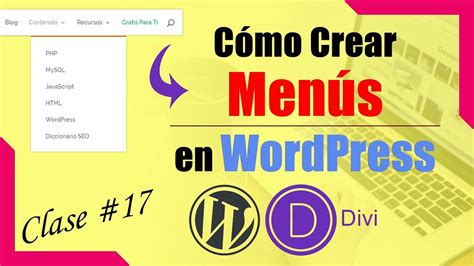 CÓMO Crear Menús y Submenús en WordPress Paso a Paso 017 YouTube