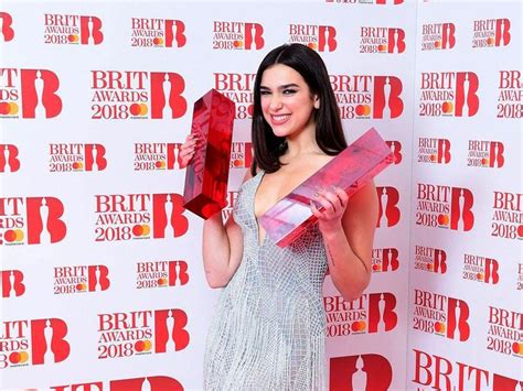 In Pictures Dua Lipa Ed Sheeran And Stormzy Among The Winners At Brit