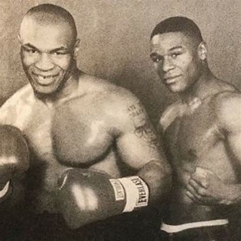 Mike Tyson with a young Floyd Mayweather : r/pics