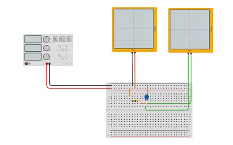 Circuit Design Band Pass Filter Tinkercad