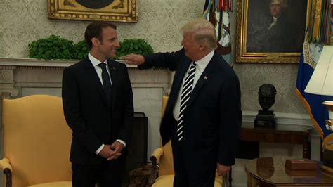 The Hands Did The Talking During Macrons Visit Cnnpolitics