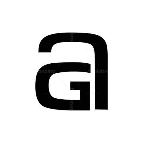 Letter Ag Logo Monogramm Grafik Logos