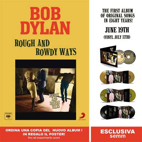 Bob Dylan “Rough and Rowdy Ways” | SEMM STORE