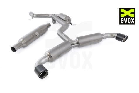 EVOX Silencieux ValveTronic Avec MidPipe VW Golf 7 GTI MKI