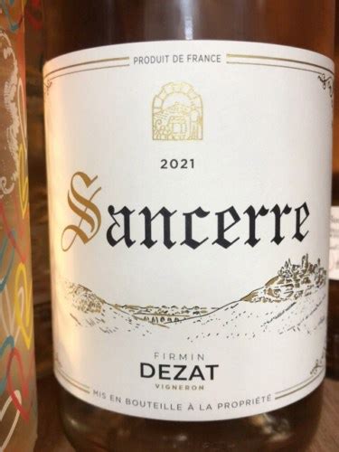 Vigneron Firmin Dezat Sancerre Ros Vivino