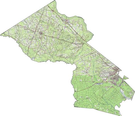 Dorchester County Map, South Carolina - US County Maps