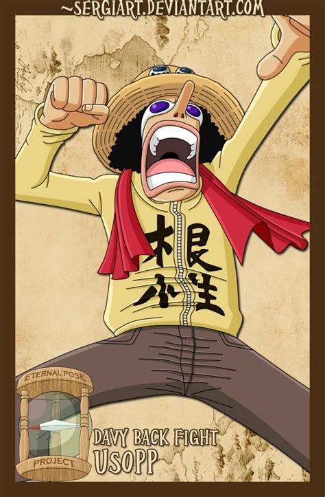 Epp Davy Back Fight Usopp By Sergiart On Deviantart Usopp One Piece Anime One Piece Crew