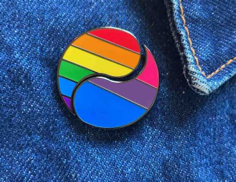 Customizable Pride Pin Legacy Edition LGBT Gay Bi Lesbian Trans Ace