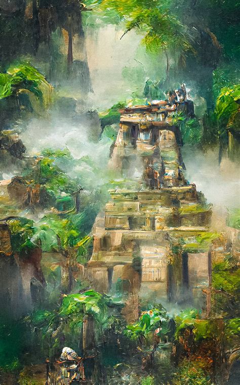 Aztec Temple Ruins by Serendigity-Art on DeviantArt