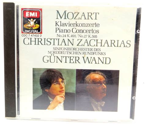 Mozart Piano Concerts Christian Zacharias Gunter Wand