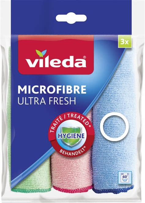 12x Vileda Microvezeldoek Ultra Fresh 3 Stuks Bol