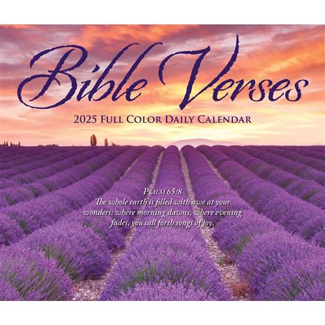 Bible Verses 2025 Desk Calendar