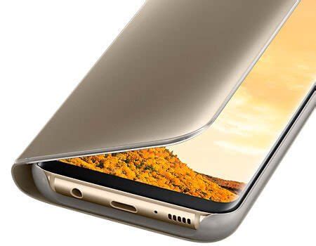 Clear View Cover Samsung Galaxy S8 Goud MobileSupplies Nl